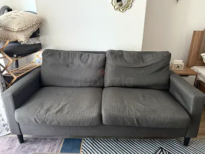 Grey 2-Seater Sofa