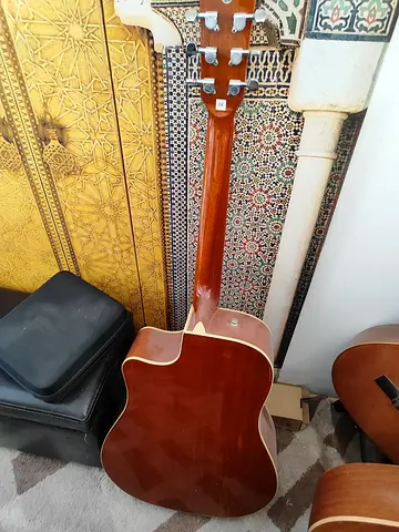 Fender full-size acoustic-electric guitar with cutaway — very good condition