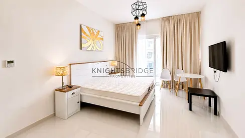Furnished Studio | Balcony | Community View
