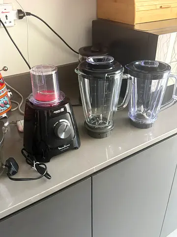 Moulinex BlendForce 2, Blender Mixer, with Plastic Jar and Glass Jar