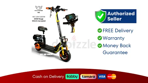 Wind Horse H4 Electric Scooter  | Brand New | 06 Month Warranty | FREE  Delivery