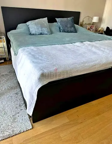 Ikea King size bed with mattress available in perfect condition