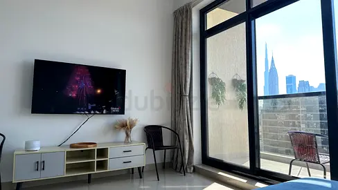 TV Console with cabinets and drawers
