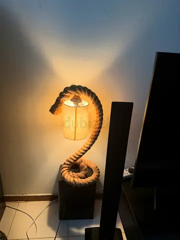 Home Center Pier Funem Metal and Rope Lamp
