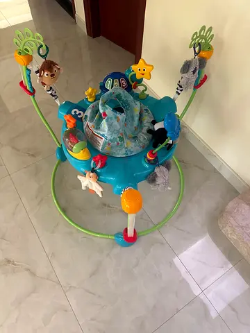 Interactive Baby Activity Jumper with Hanging Toys