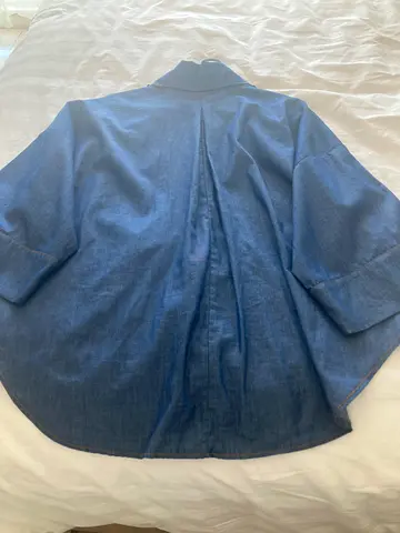 NEW Casual Blue Denim Shirt - Excellent Condition