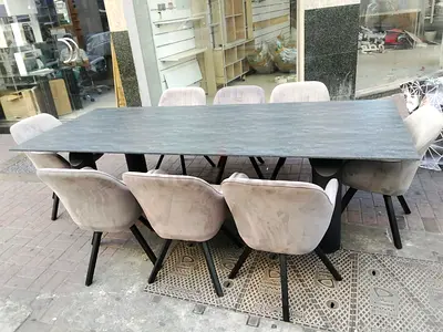 Dining table 8 chair same like new for sale