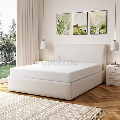Brand New Simple Desgin Luxury Bed - Fully Custom Made - UAE Sharjah Made - Hydraulic Storage Option