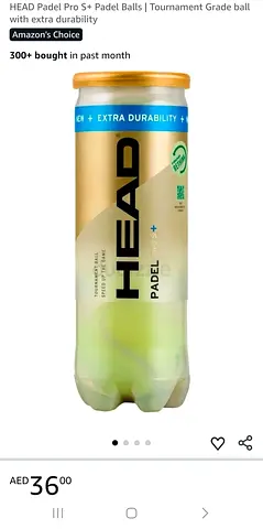 HEAD Padel Pro S+ Padel Balls - Set of 2