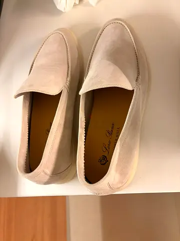 Loro Piana Summer Walk Loafers with Calfskin lining - Classic Beige - size 43, gently used