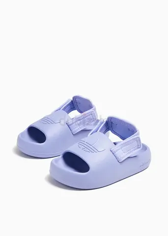Adidas Kids Adifom Adilette Slides - Size 5, Light/Pastel Purple