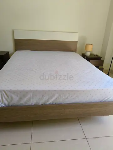 Queen size bed with Ortho mattress