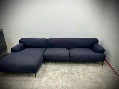 As perfect condition the loom collection lshape sofa