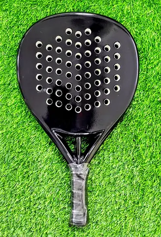Padel Racket | Carbon Frame Glass Face | Glossy Finish