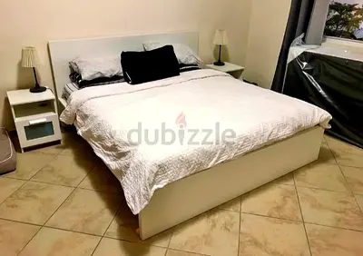 Ikea king size bed with mattress available in perfect condition
