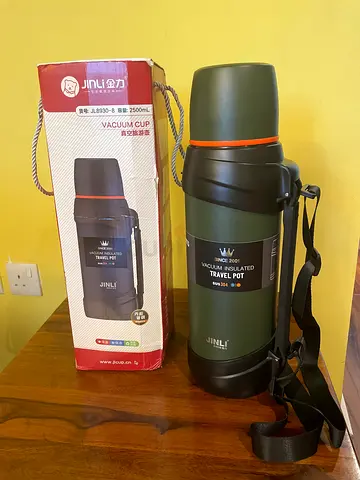 Long duration (24hr) capacity hot travel Flask