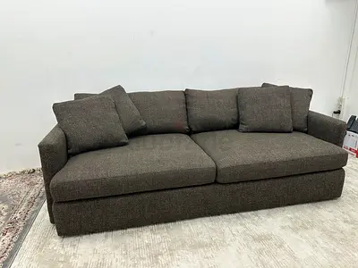 Excellent perfect condition cratebarrel three seater sofa
