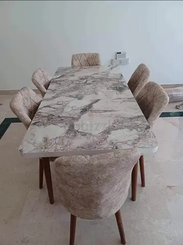 Brand new dining table with chair available