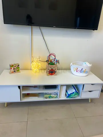 White TV stand