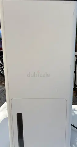 Used white upright dehumidifier / air purifier unit