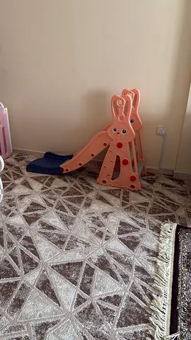 Kids indoor swing and slide set - used, good condition