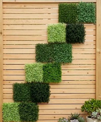 Faux Greenery Wall Panels – Mix  Match Wall decor