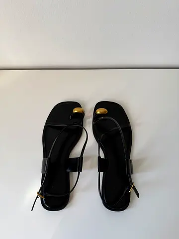 Zara Black Sandals