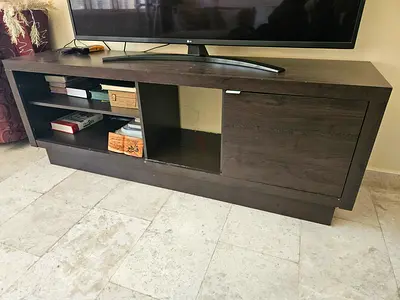 Modern Dark Brown TV Entertainment Unit