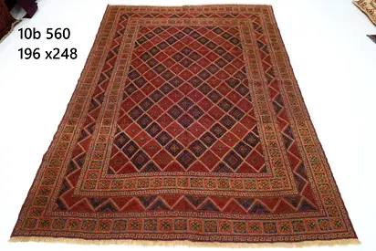 196x248 cm kilim afghan handmade wool rug kilim carpet Traditional Geometric  Area Rug living room