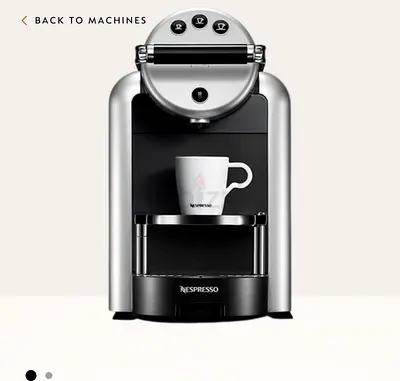 Nespresso zenius machine