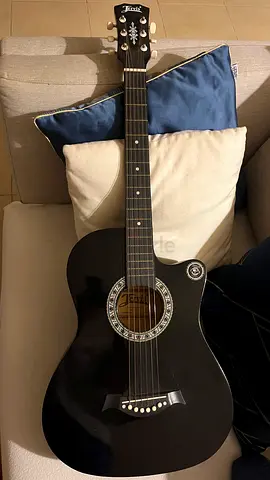 Guitar with stand