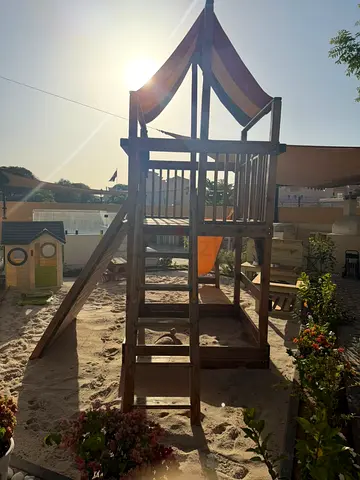 Children’s outdoor play gym