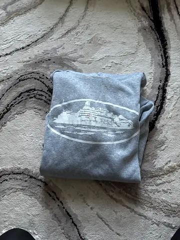 Light grey corteiz hoodie, never used