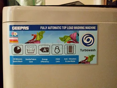 Urgent Sale! Geepas Fully Automatic Top Load Washing Machine - Excellent Working Condition