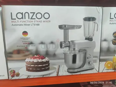 LANZOO Multifunction Stand Mixer LT5100 with Blender and Stainless Steel Bowl