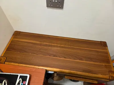 Sturdy Wood Finish Study or kitchen table
