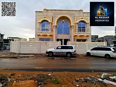 Luxury corner villa with 5 bedrooms and a swimming pool, registration fees included, in Al Zahiyah,