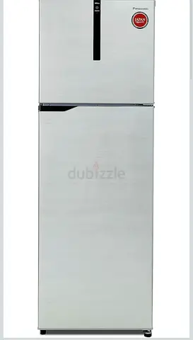 Panasonic Top Freezer Refrigerator - Silver, 2-Door (Flawless Condition)