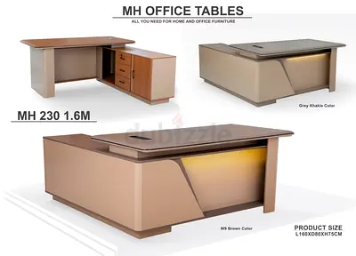 Brand New Luxury Design Executive L Shape Table For Sale