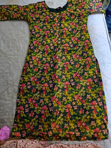 Floral Printed Kurti/Dress – Excellent Condition