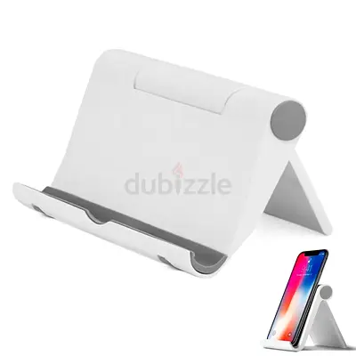 Portable Foldable Phone  Tablet Stand - White