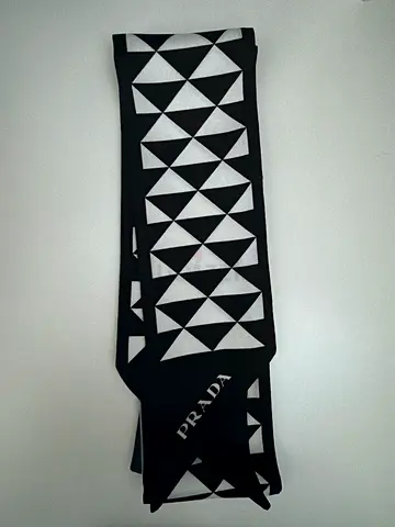 Prada Printed Silk Scarf