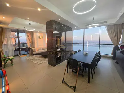 🏡 للبيع شقة دوبلكس فاخرة بإطلالة بحرية كاملة على الممزر