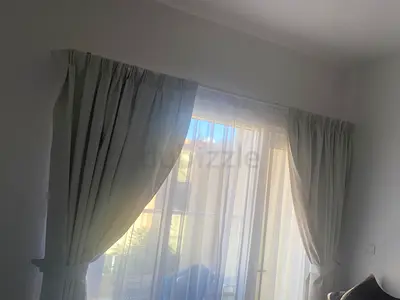 Grey Full-Length Blackout Curtains - Set of Panel Drapes 1 set 290x265 and 2 sets 280x240