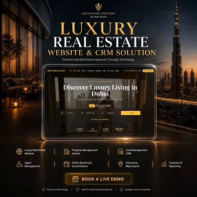 Real estate solutions Website  CRM