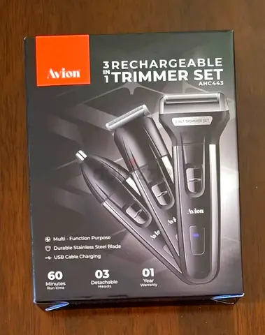 Avion 3in1 Rechargeable Trimmer Set AHC443