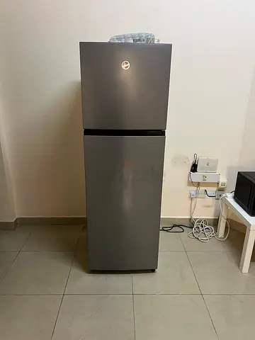 My used two-door refrigerator - good condition, stainless grey