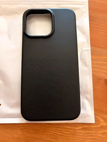 iPhone 15 Pro Max New Black textured protective phone case (fits large camera module)