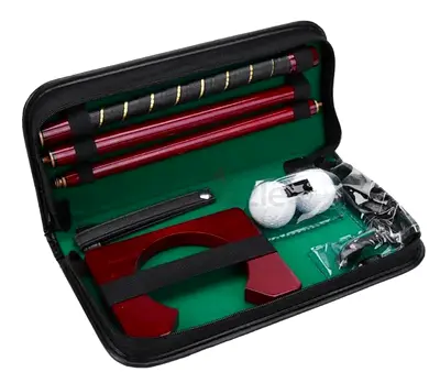 Portable Mini Golf Putting Practice Set with Carry Case