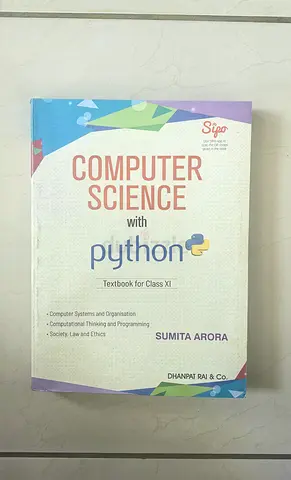 Python computer science cbse text book set